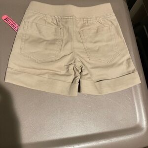 Young girl Izod Tan Bermuda Shorts Casual Cotton Blend